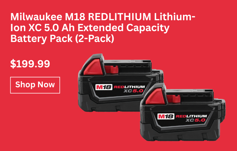 Milwaukee BOGO 2pack Battery